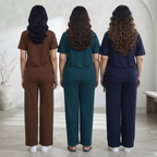 3 Pack T-Shirt With Trousers for Women ( S-3 )