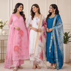 3 Kurta Sets With Dupatta | Ethnic look | (N-6)