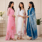 3 Kurta Sets With Dupatta | Ethnic look | (N-6)