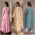 3 Pack Kurti Set With Dupatta | Trendy Look  ( K2 )
