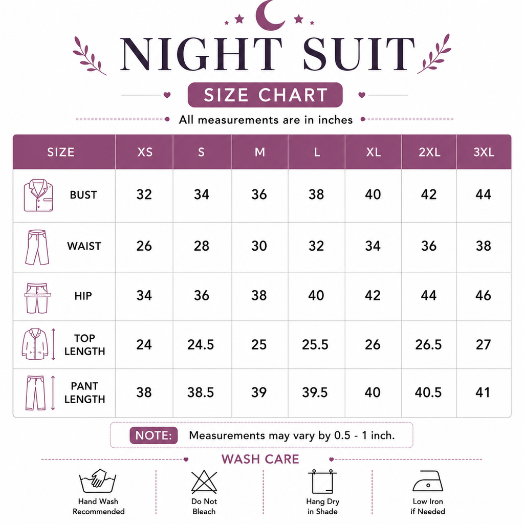Women's Night Suit - Everyday Comfort ( S5 )